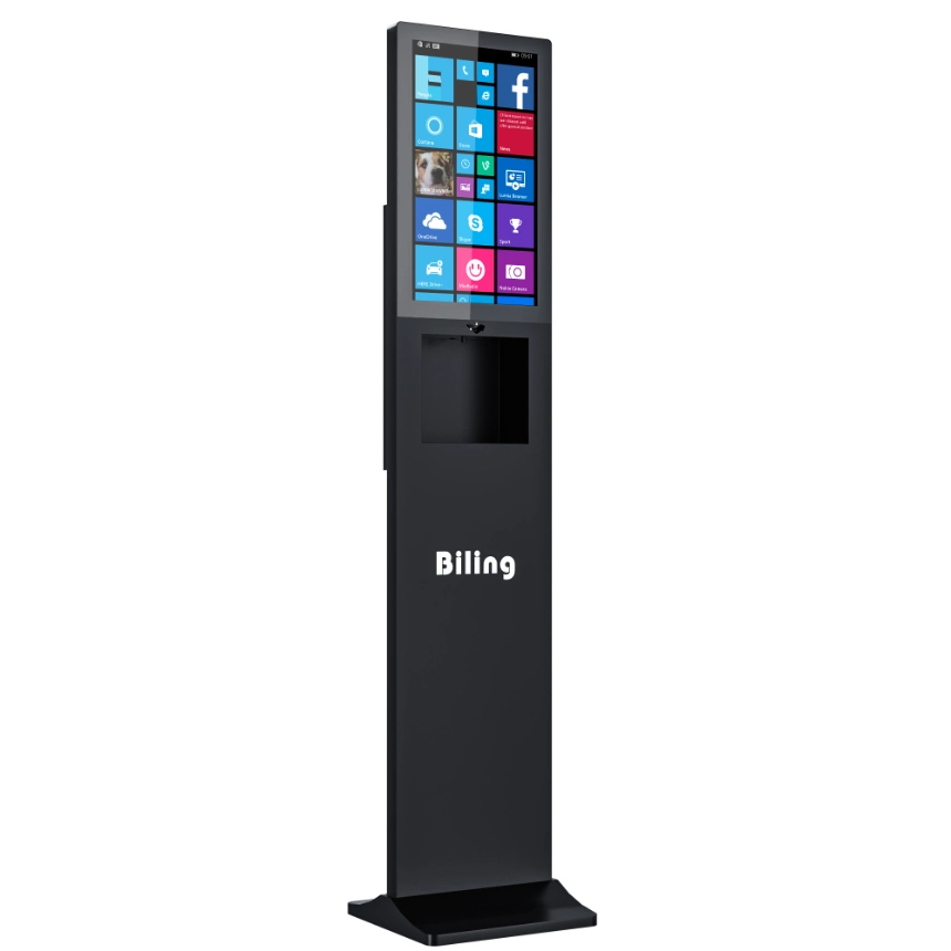 Touchless Automatic Digital Signage Hand Sanitizer LCD Advertising Screens Players Kiosk