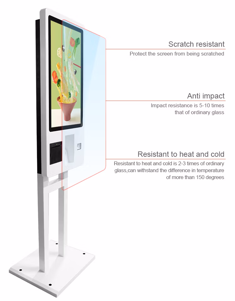 Self Ordering Kiosk Wall Mount or Floor Stand Capacitive Touch Screen Self Service Payment Machine for Restaurants