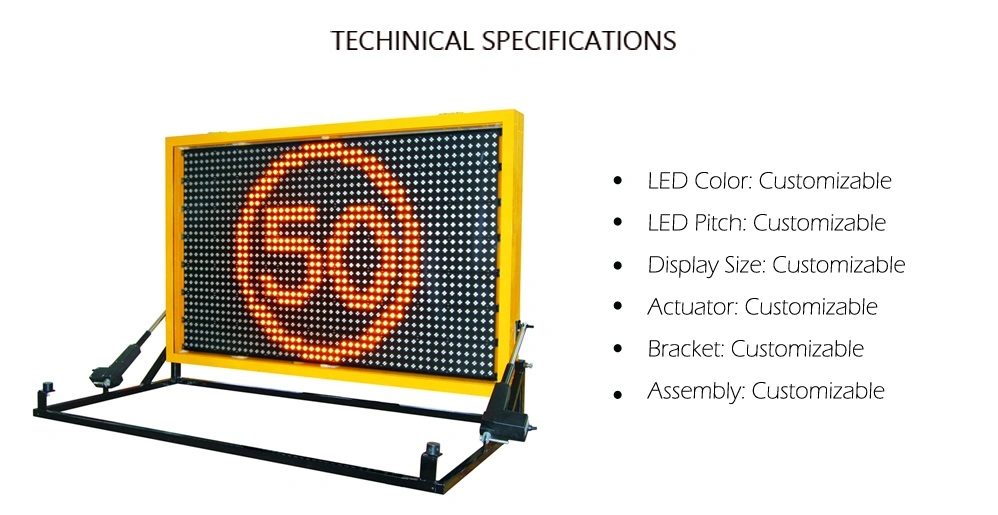 Outdoor Colorful LED Vms Display Dynamic Traffic Electronic Message Signs