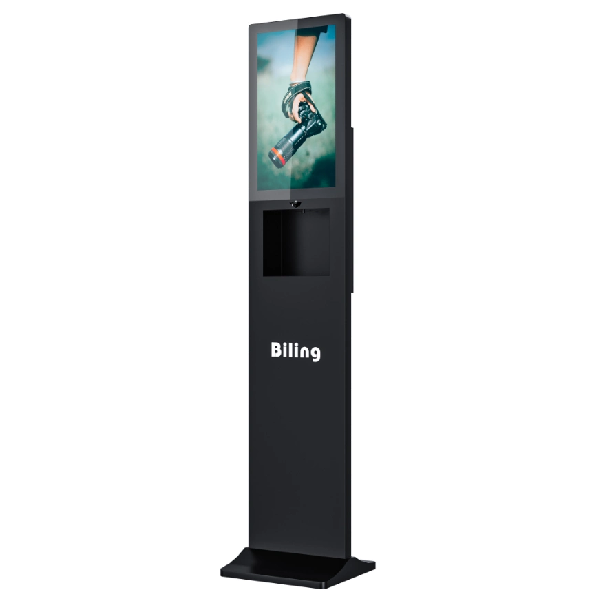 Touchless Automatic Digital Signage Hand Sanitizer LCD Advertising Screens Players Kiosk