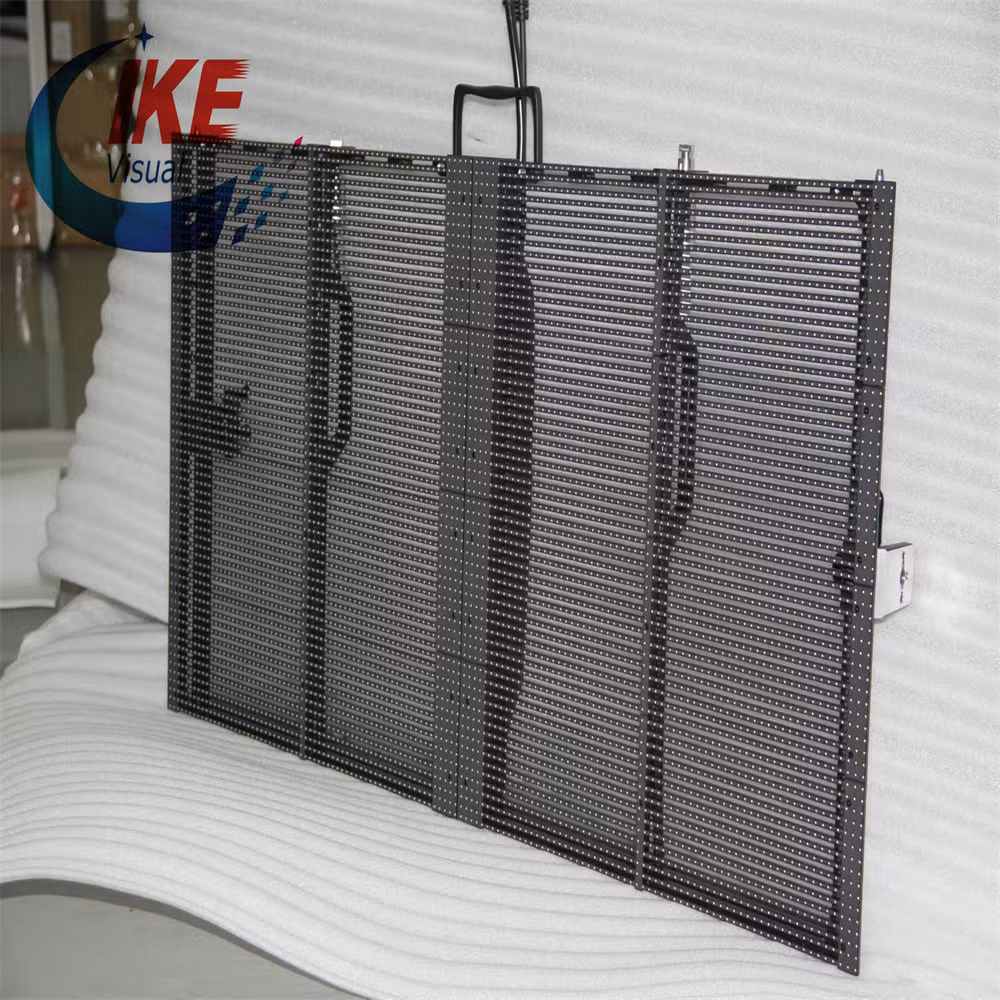 High Transparency Moving Message Sign with Good Price for Stage Concert Church Window Facade Mobile Rental LED Display Transparent LED Display