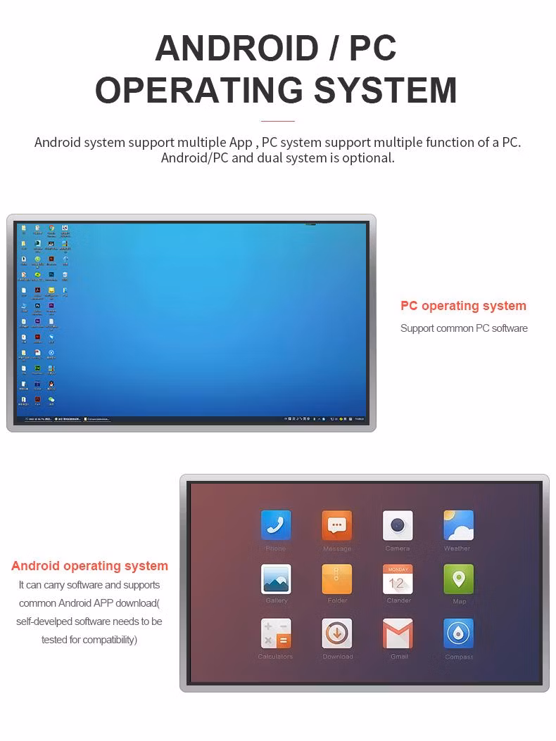 Touch Screen Self Service Kiosk Full HD LCD Advertising Display Kiosk