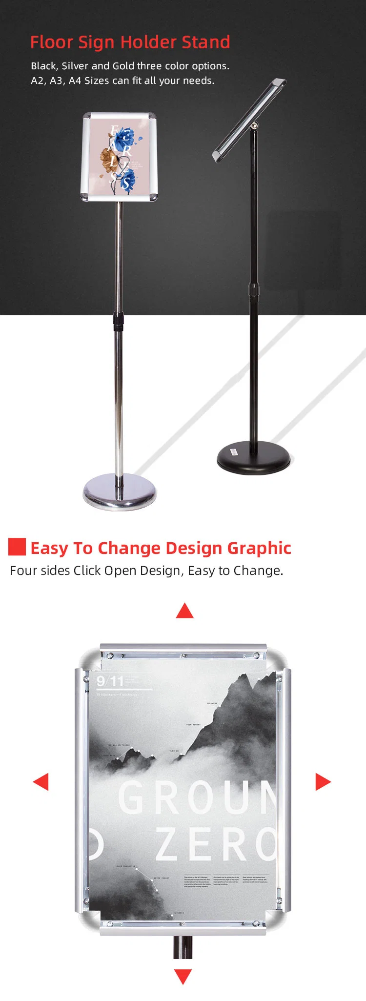 Cost-Effective Floor Sign Holder Affordable and Practical Solution for Your Business Signage Needs