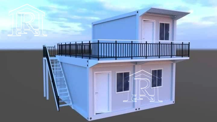 Modular Prefabricated House Residential 20FT 40FT Detachable Shipping Container