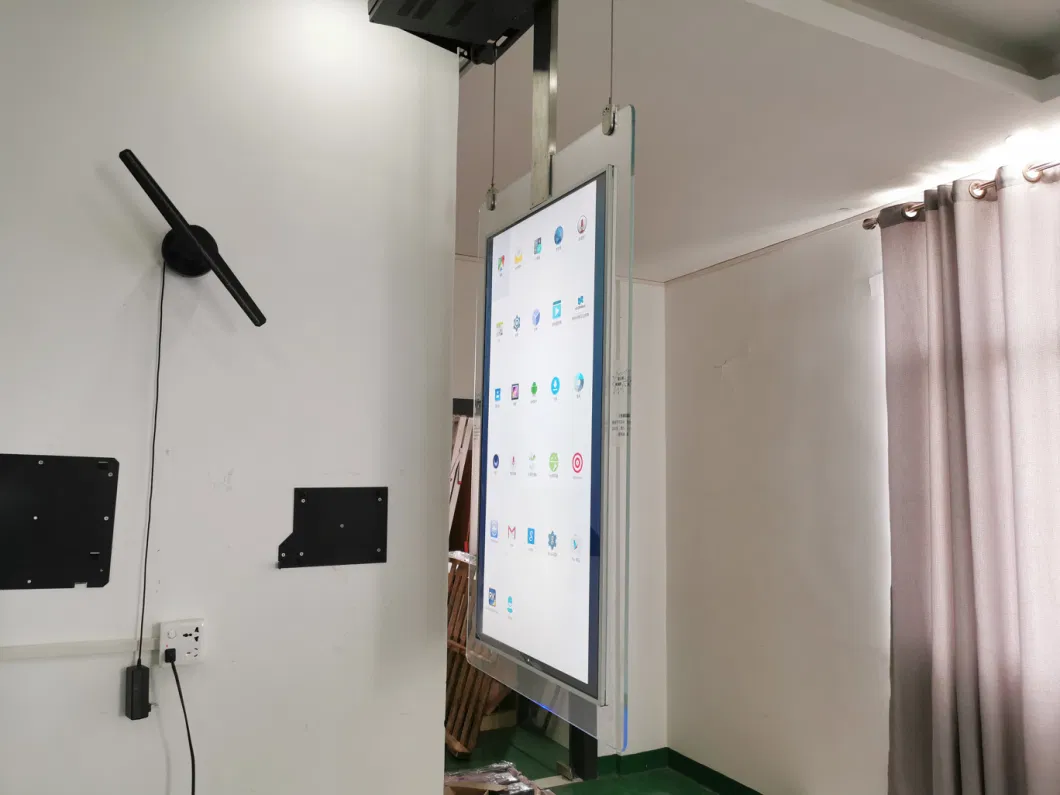 Two Sides Floor Stand Android 55 Inch Screen UHD Resolution Business Digital Signage