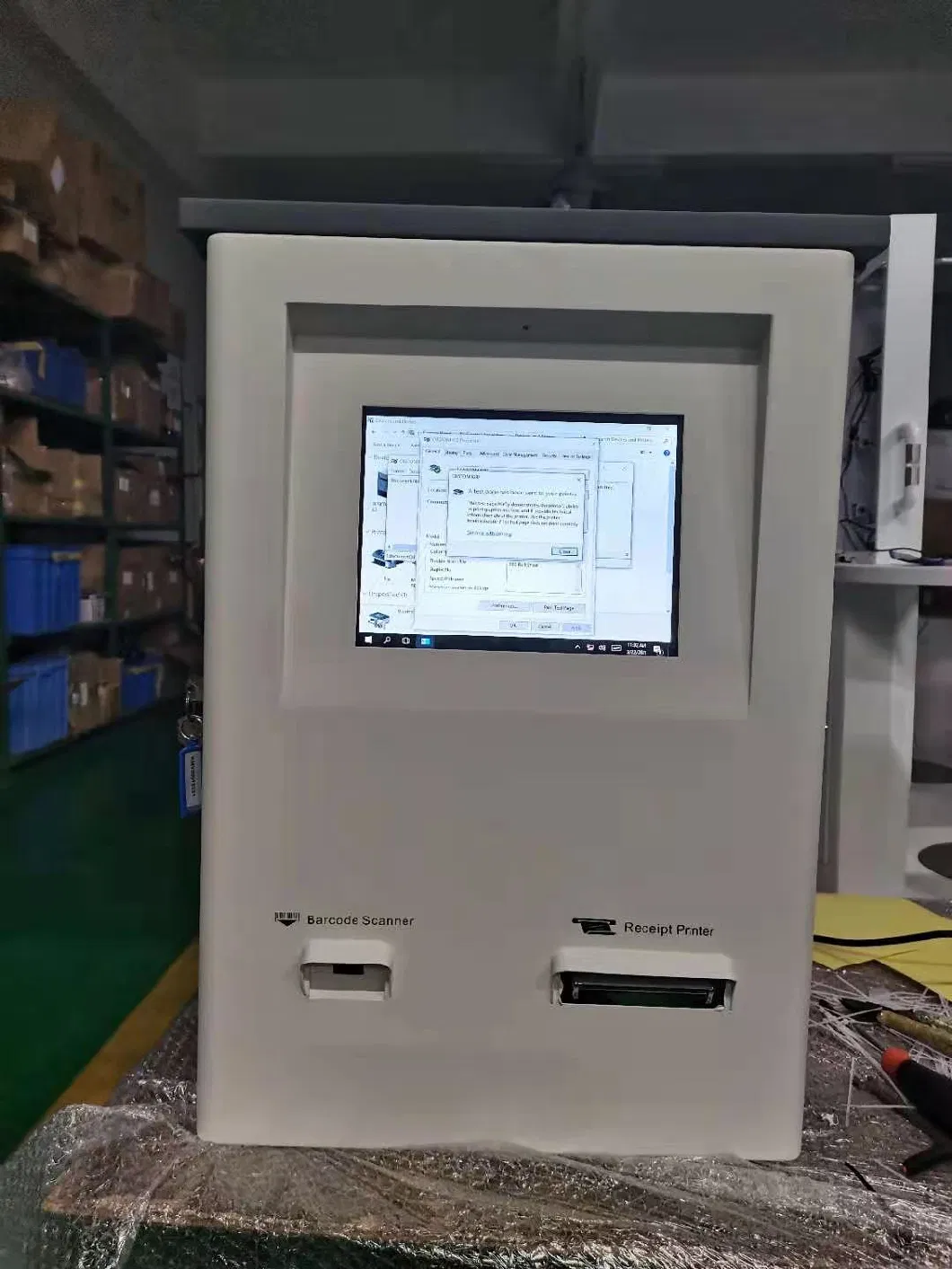 Outdoor Touch Screen Self Service Ticket Payment Kiosk