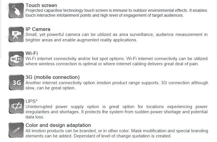 75inch Large Big Outdoor Advertising LCD Display Screen 4K TV Digital Signage Kiosk