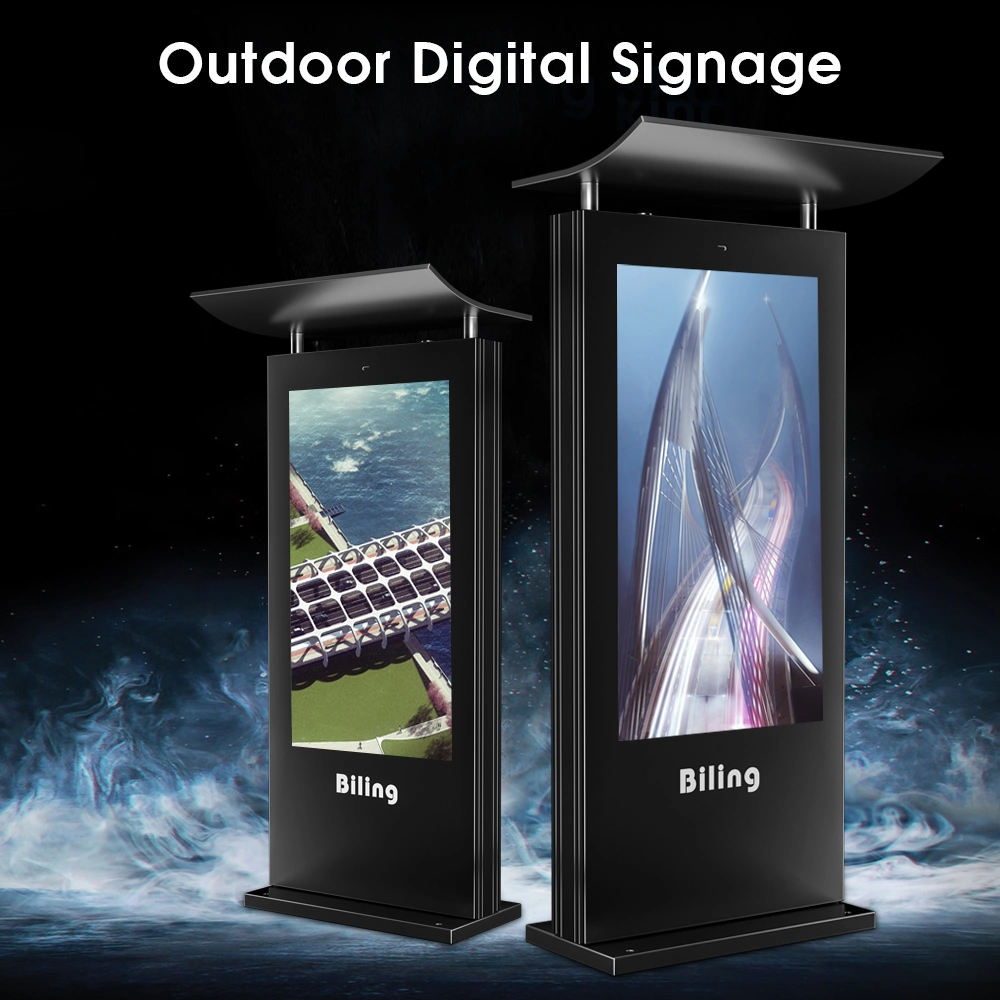 Hot New Product 55 Inch LCD Digital Signage TV 4K Video Advertising Screen Kiosk Display Advertisement Outdoor Digital Panel