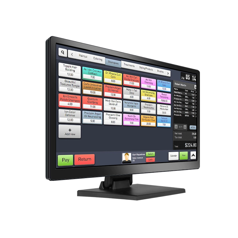 Ordering System 21.5 Inch Capacitive Touch Screen Monitor for Restaurant