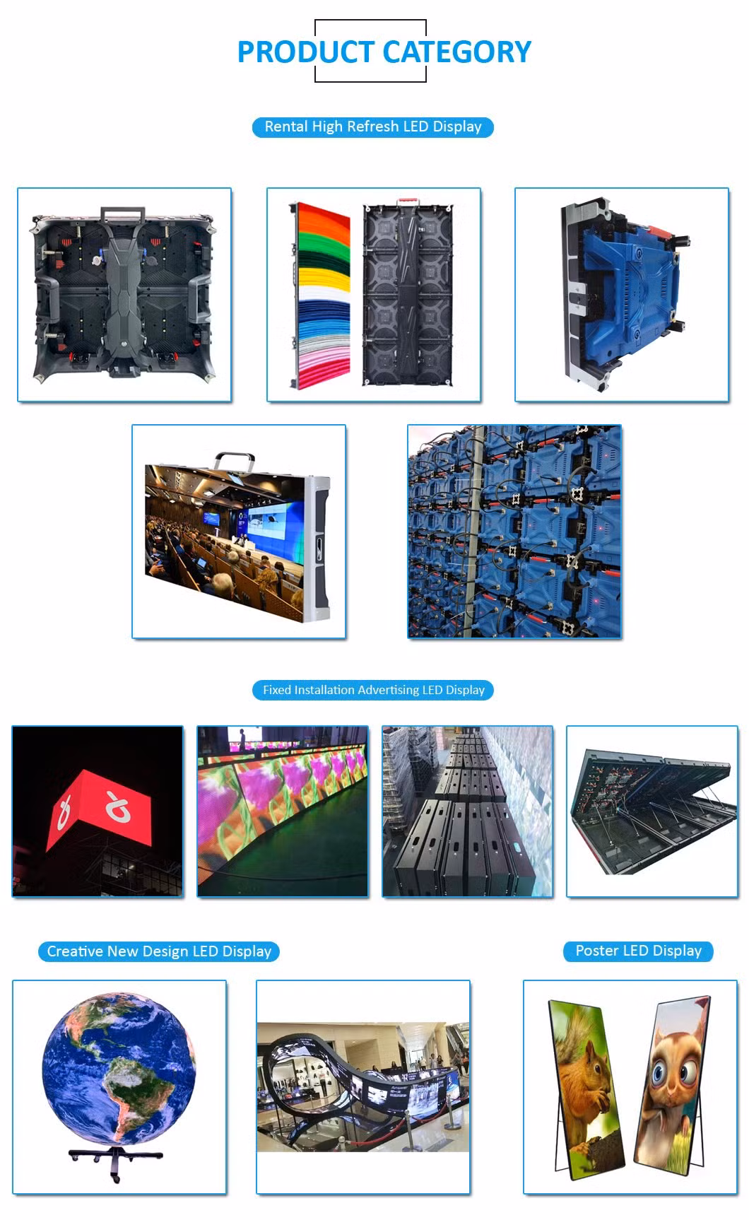 P2.5 P3 P3.91 P4 WiFi 4G Digital Signage Advertising Indoor Outdoor Full Color Cube LED Screen