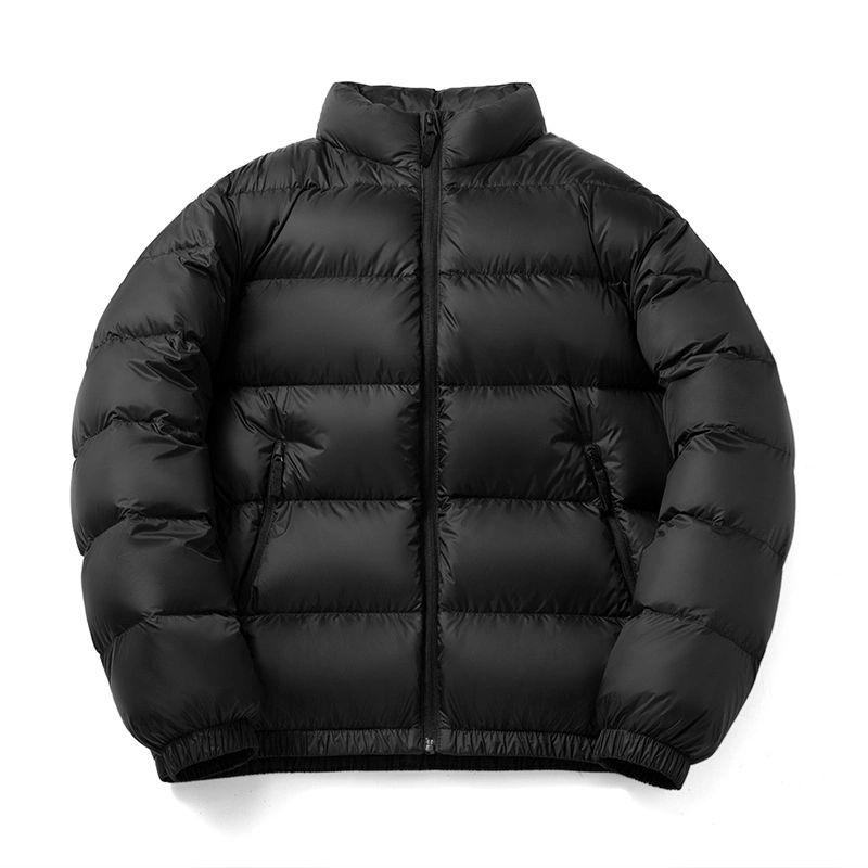 Custom Puffer Men&prime;s Winter Coat White Duck Down Padded Jacket for Warm Quilting Coat Black Plus Size Down Jackets