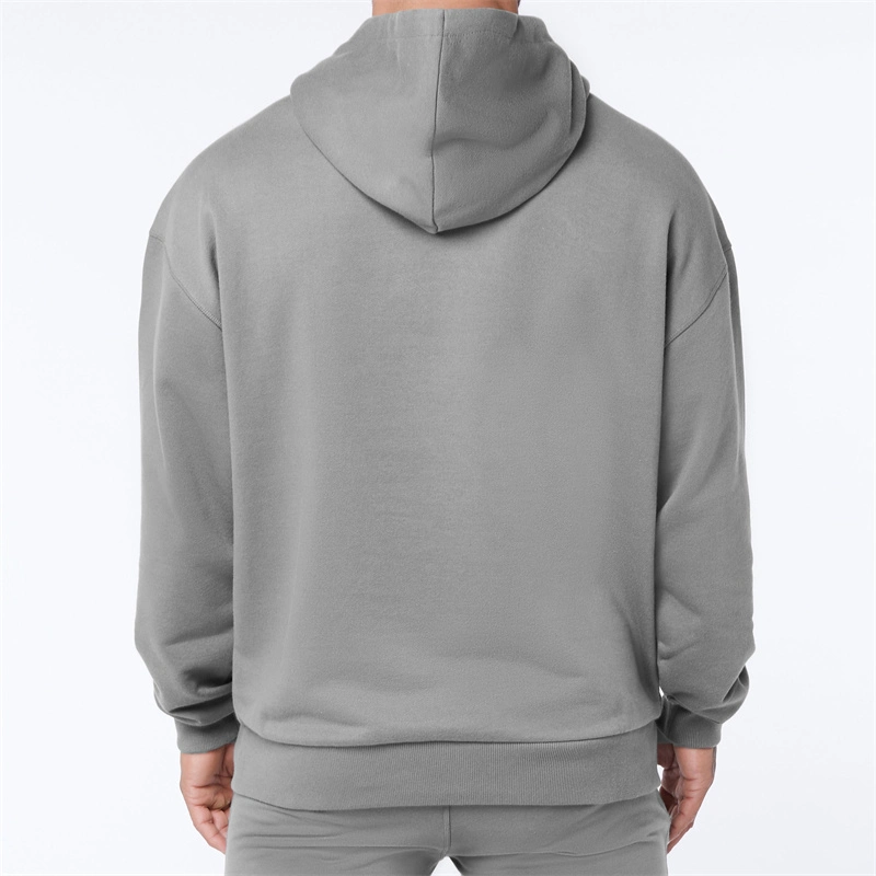 OEM Wholesale Custom Sports Fashion Hoodie Men&prime; S Sweater Environmentally Friendly Recycled Polar Fleece Full Zipper with Pocket