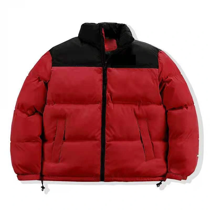 Fruit Green Down Jacket Long Sleeves Winter Outdoor Warm Men Women High Quality Pocket Zipper Stand Collar Coat Multicolor Puffer Jacket