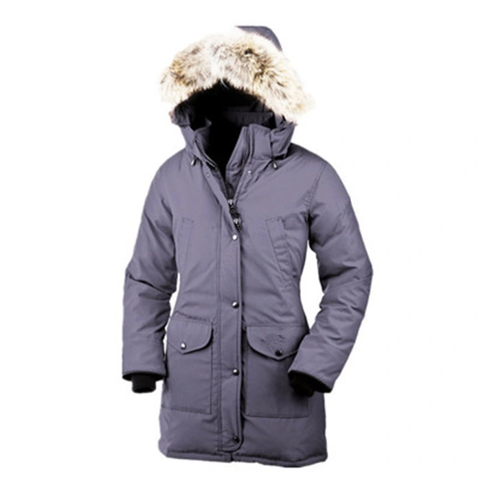 Wholesale Winter Female Goose Down Apparel Outdoor Long Warm Windbreaker Oversized Duck Down Jacket for Women