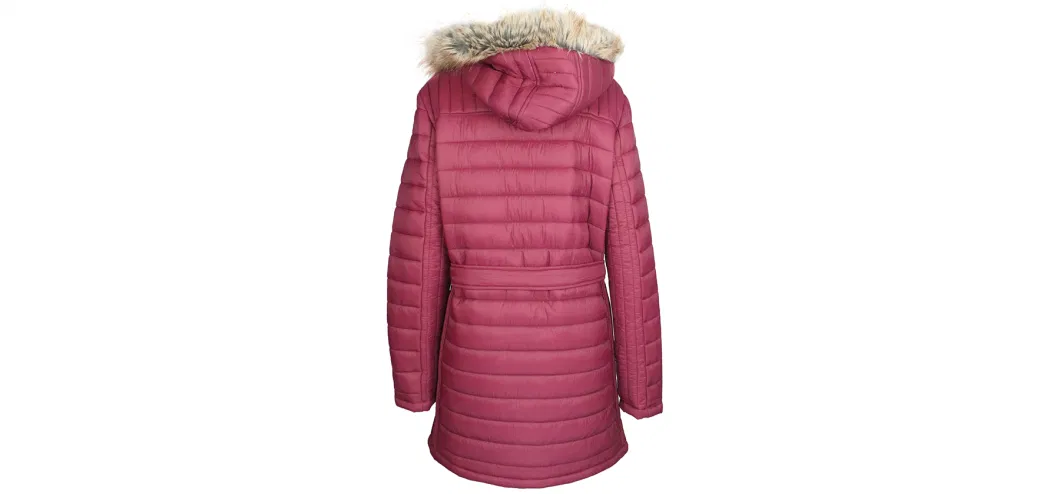 Ladies Custom Wholesale Padding Jacket Fashion Windproof Plus Size Women Long Down Jacket