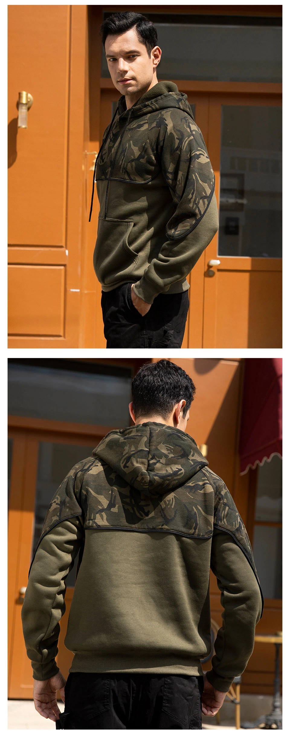 Men&prime;s Heavyweight Polar Fleece Hoodie