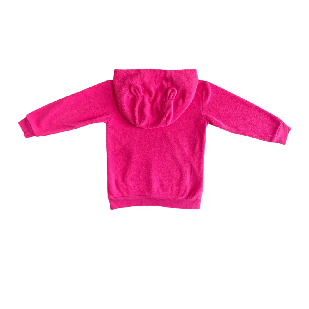 Girls&prime; Autumn and Winter Polar Fleece Sweater Top Customized Pattern Warm Fashion Sweater