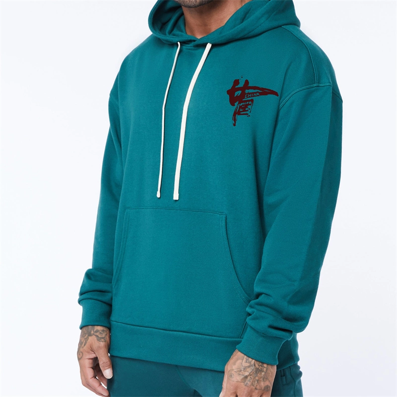 OEM Wholesale Custom Sports Fashion Hoodie Men&prime; S Sweater Environmentally Friendly Recycled Polar Fleece Full Zipper with Pocket