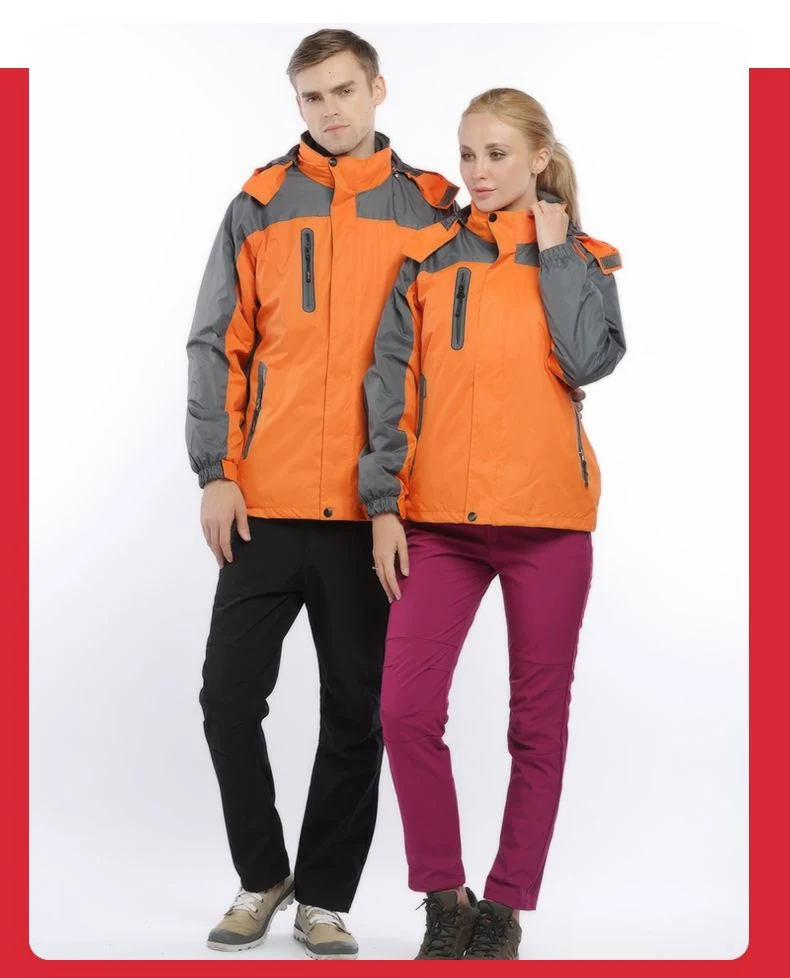 Customized Design Adult Casual Outdoor Coat Waterproof Warm Breathable Windproof Jacket