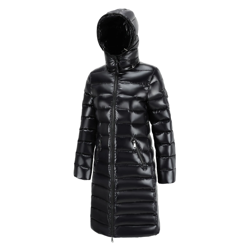 2022 Hot Sale Women&prime; S Winter Down Jacket Classic Black Long