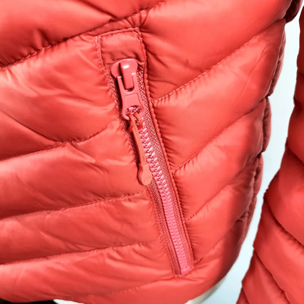 Womens Adult Winter Padded Fashion Fake Down Jacket