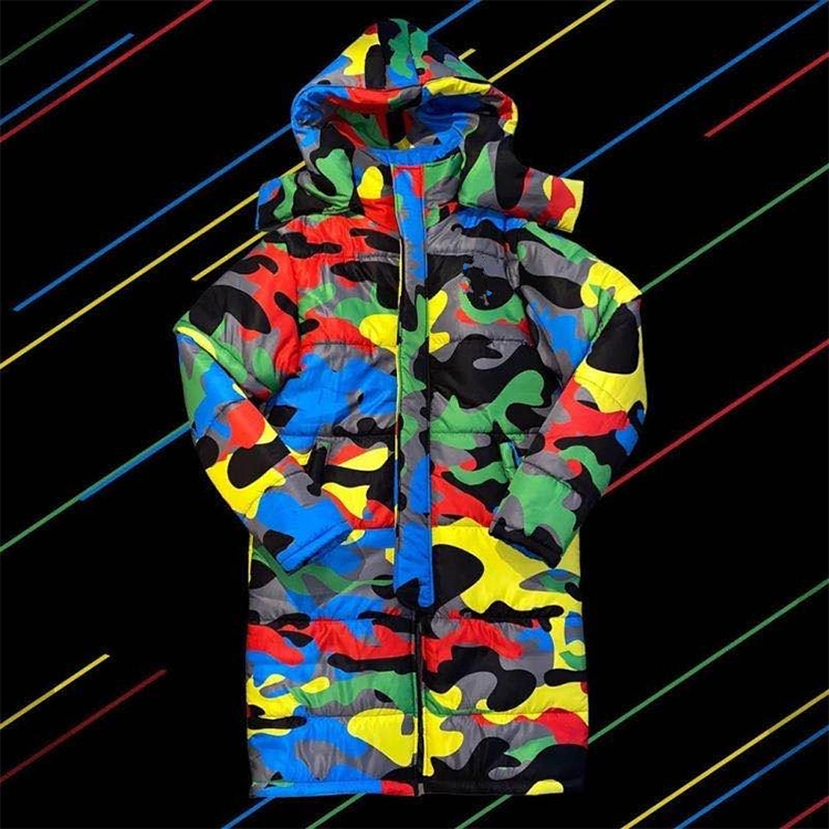 Winter Warm Long Camouflage New Travel Holiday Down Sports Fashion Down Jacket