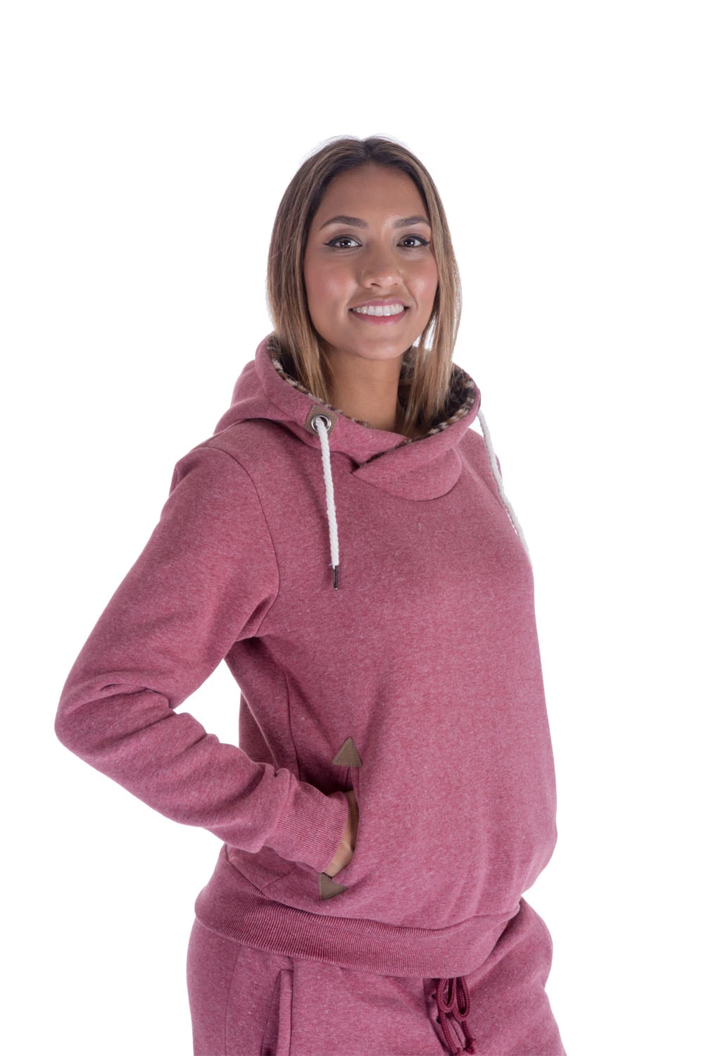 Women&prime;s Cozy Pullover with Oversized Adjustable Cowl Neck