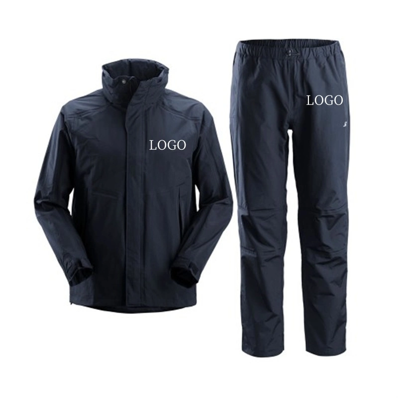 Custom Embroidery Windproof Breathable Zip up Rain Coat Outwear Leisure Sports Windbreaker Jacket