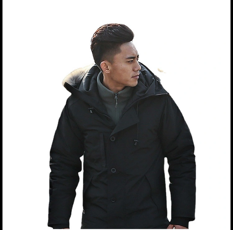 Sabado Outdoor Windproof Military Coats Custom Long Puffer Winter Mens Tactical Down Jacket