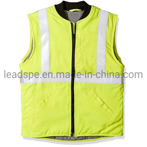 Men&prime;s Hi-Vis Insulated Vest with Reflective Trim