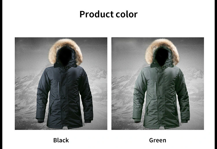 Sabado Outdoor Windproof Military Coats Custom Long Puffer Winter Mens Tactical Down Jacket