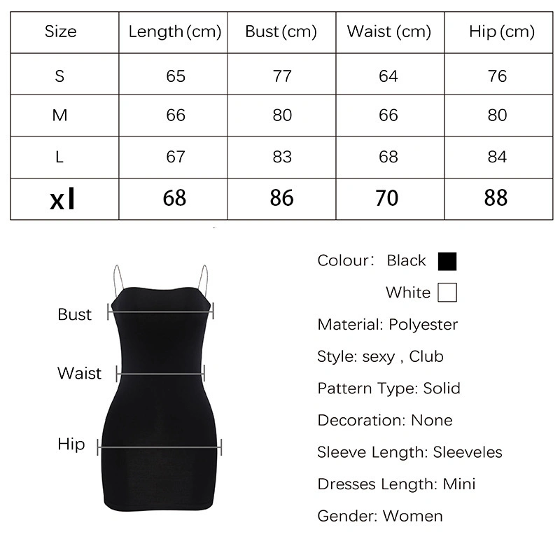 Popular European and American Summer Solid Color Sleeveless Women&prime;s Dress Hot Sale