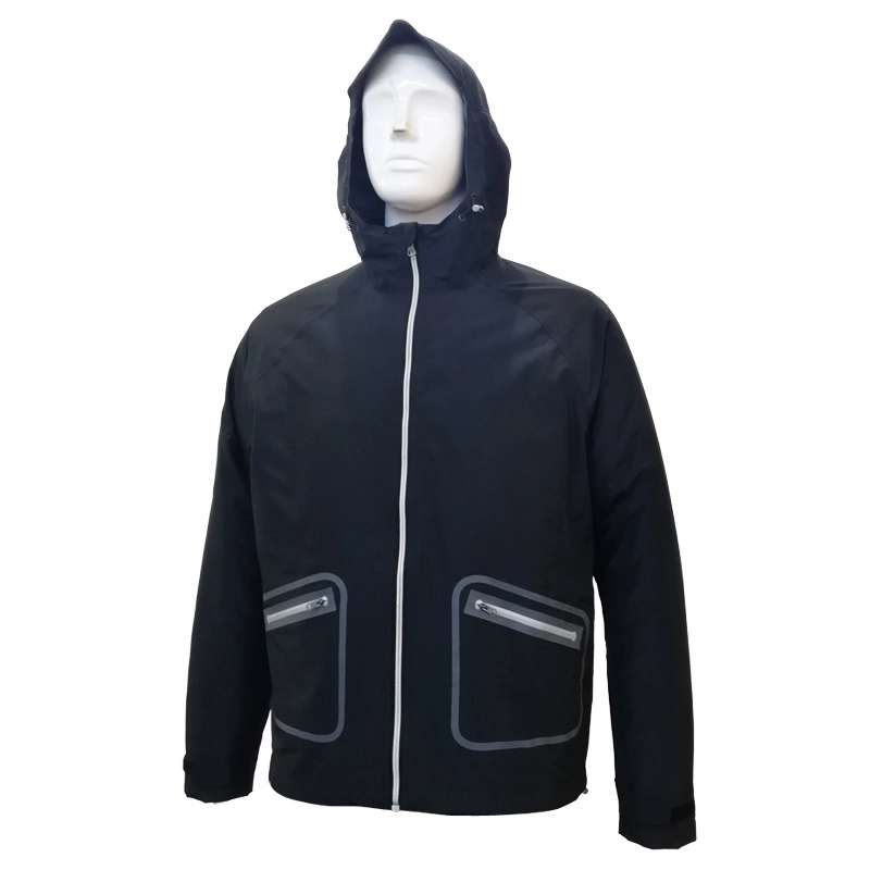 Men&prime;s Lightweight Waterproof Hooded Windbreaker