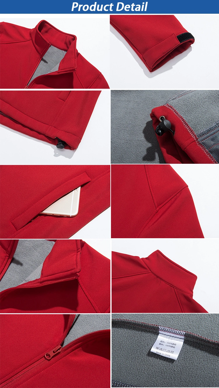 Wholesale Windbreaker Polyester Customized Logo Coats and Jacket for Woman