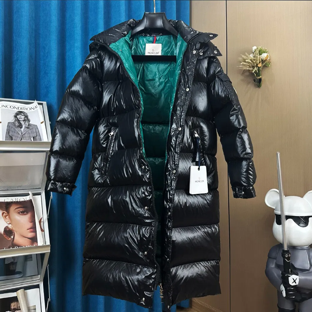 Men&prime;s Long Down Jackets Available in Stock for Wholesale Distribution and Winter Long Warm Down Jackets