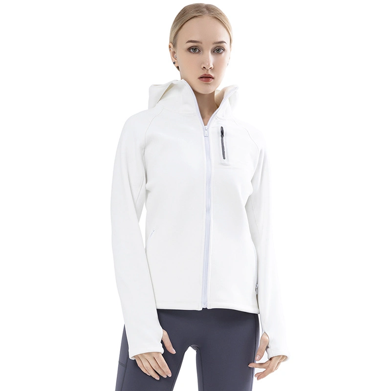 Women&prime;s Outdoor Jacket with Double Layer Composite Velvet for Warmth