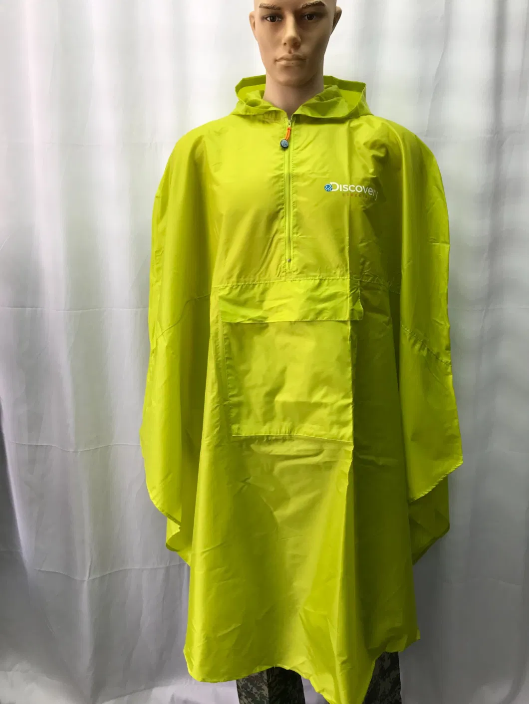 Polyester with PVC Advertising Raincoat with Printing Logo for Women