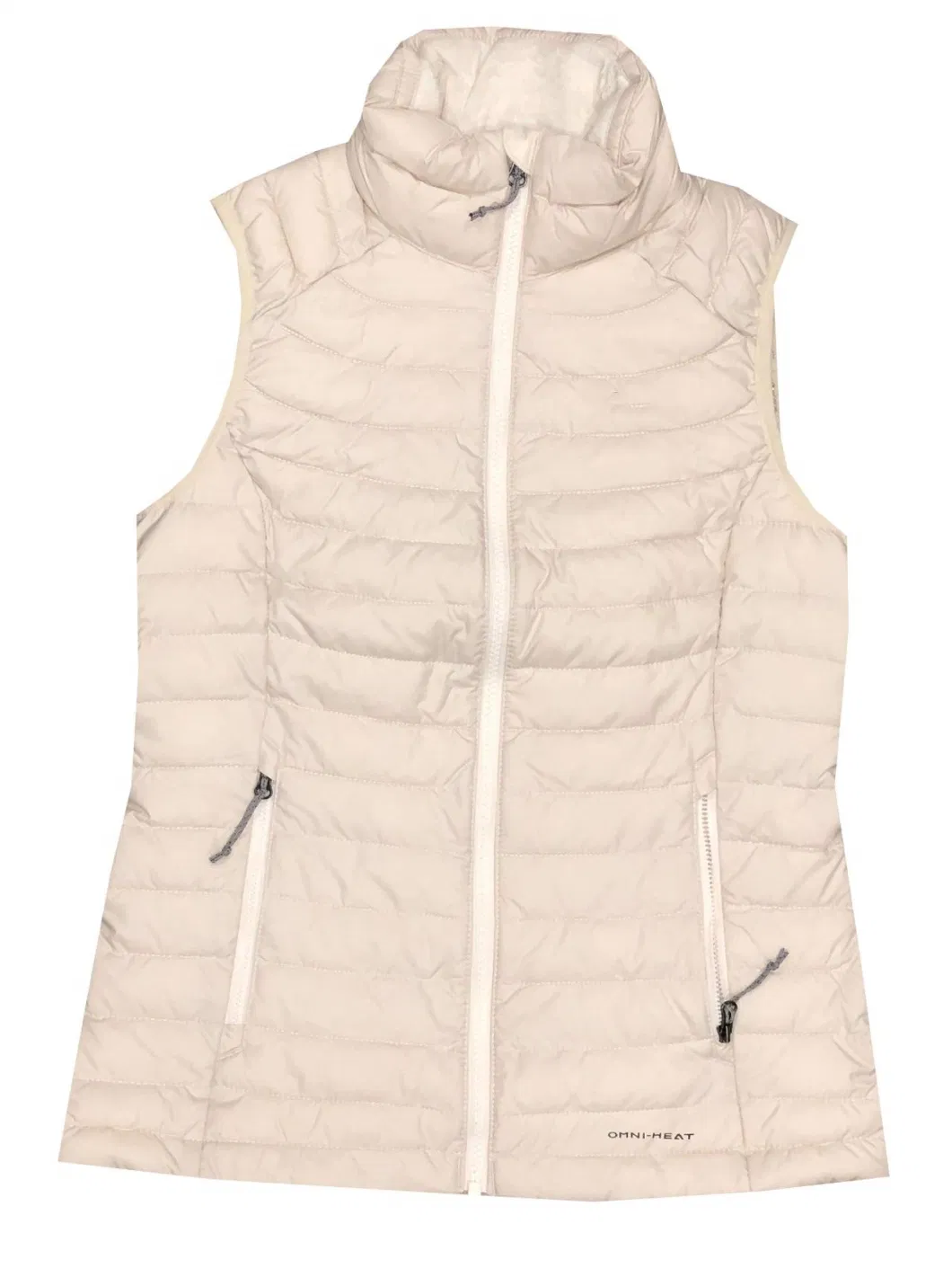 Asiapo China Factory Women&prime;s Winter Crop Quilted Zip up Sleeveless Puffer Vest with Heat Reflective