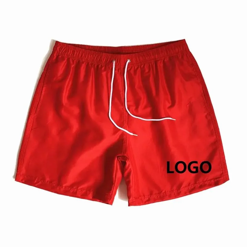 Custom Logo Men Gym Short Blank Swim Beach Man Summer Short