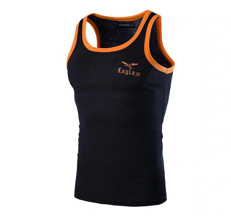 Wholesale Spandex Cotton Sleeveless Men Shirts