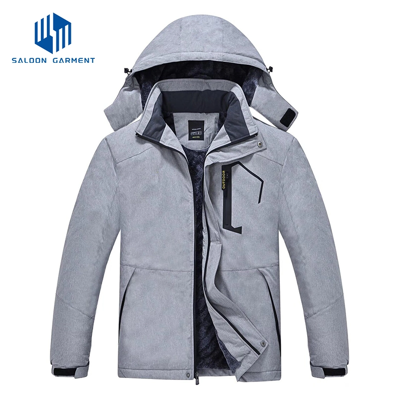 Men&prime;s Warm Winter Down Hooded Winter Coats Waterproof Snowboarding Ski Jacket