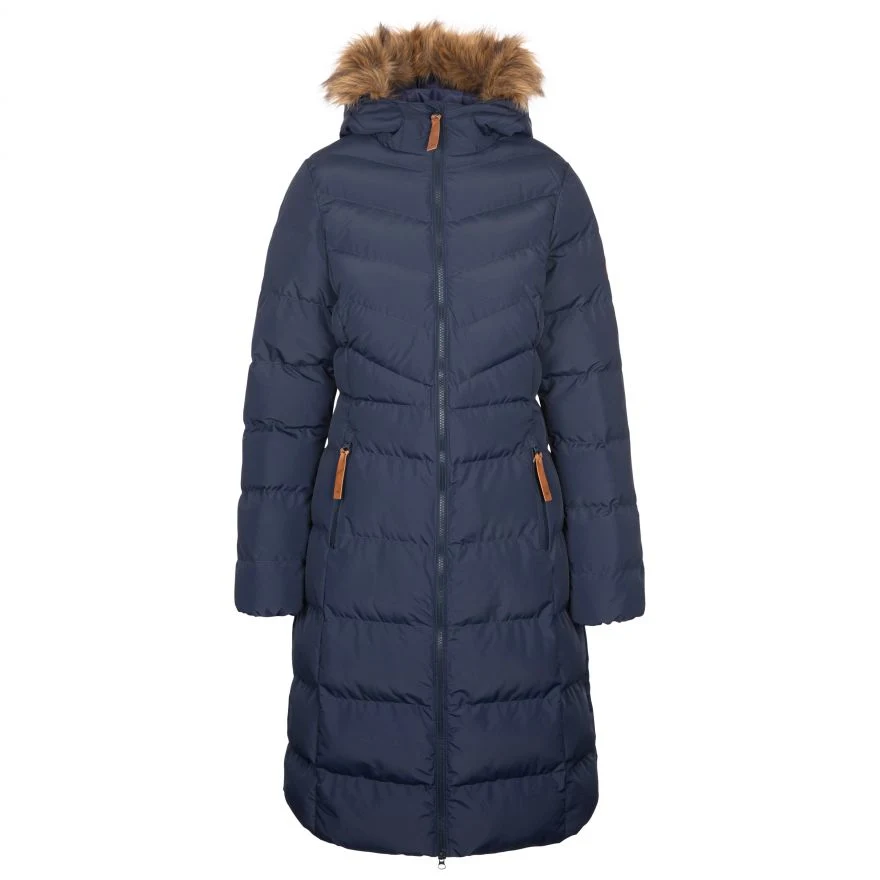 Winter Women&prime;s Polyester Fashion Padding Keep Warm Filling Jacket Fake Down Coat