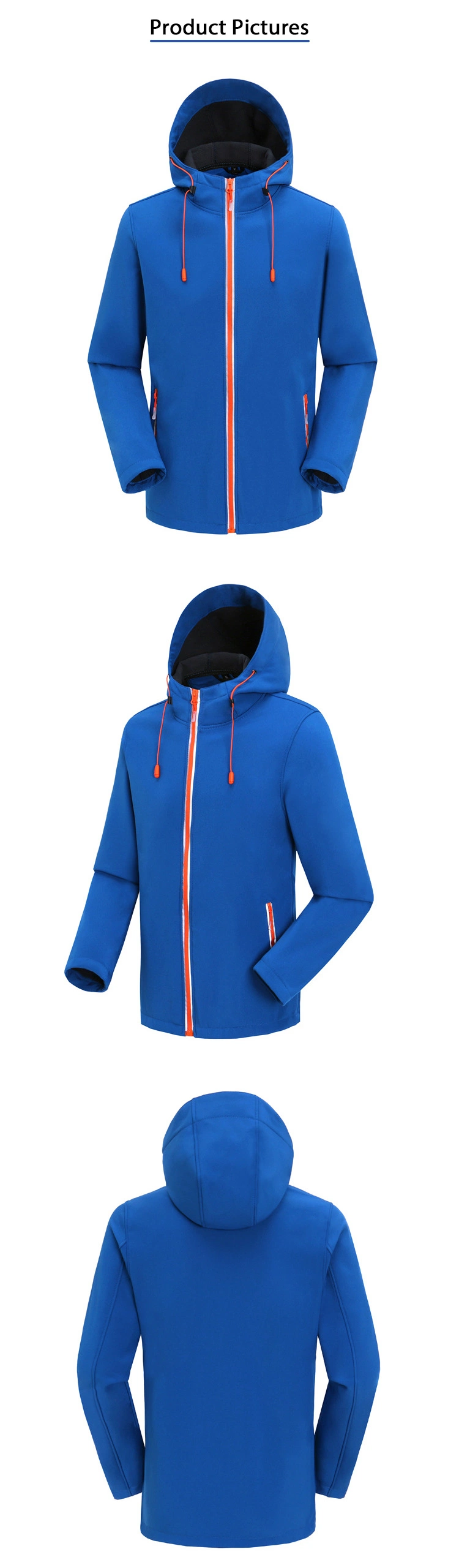 High Quality Winter Heated Outdoor Windbreaker Men Softshell Jacket