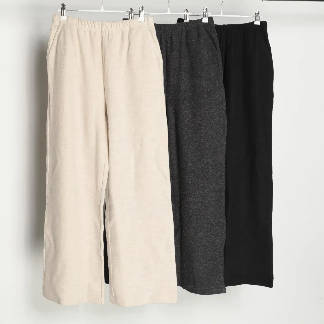 Warm Wool Thickens and Thins Baggy Casual Wide Leg Pants