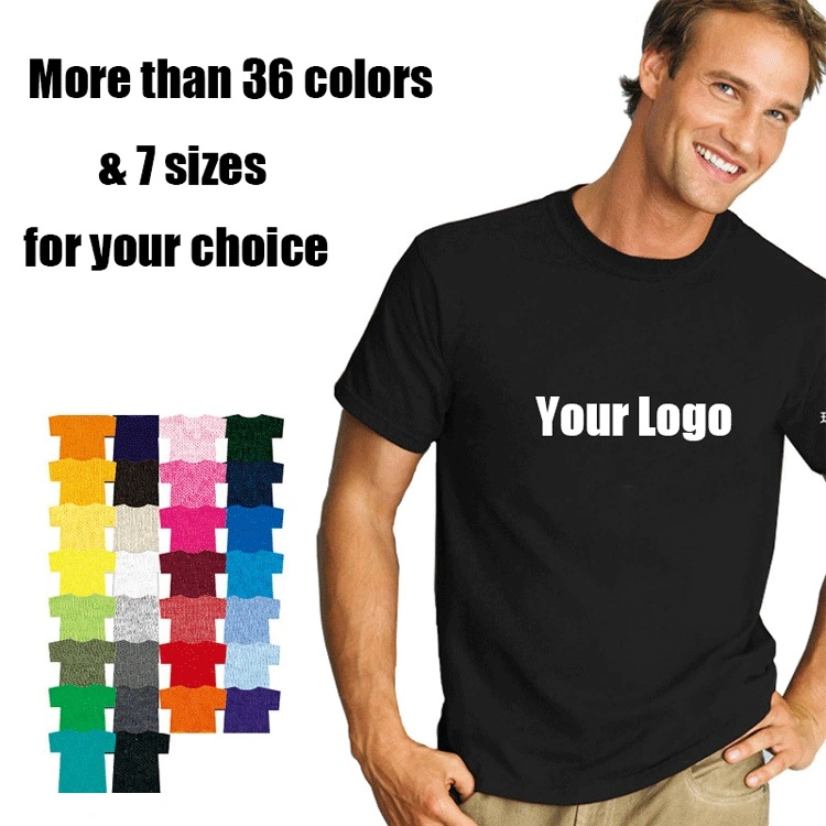 Wholesale Custom Plain Tee Shirt Multi Colors Breathable Plus Size T Shirts