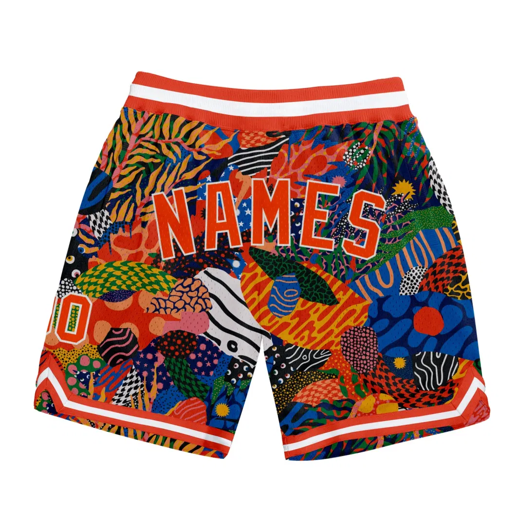 Custom Breathable Mesh Shorts Basketball Beach Active Board Men Basketball Short