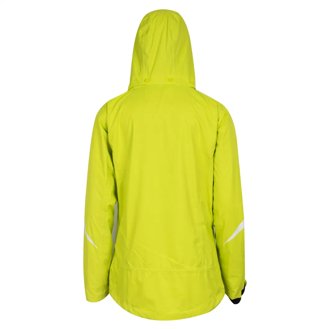 Women&prime;s Performance Functional Rainwear Windbreaker with Hood Waterproof