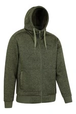 Men&prime;s Fleece Hoodie Full Cardigan