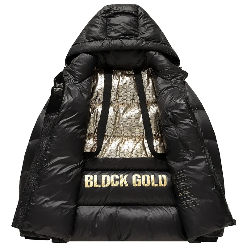 Hiworld Black Gold Men&prime;s Down Jacket