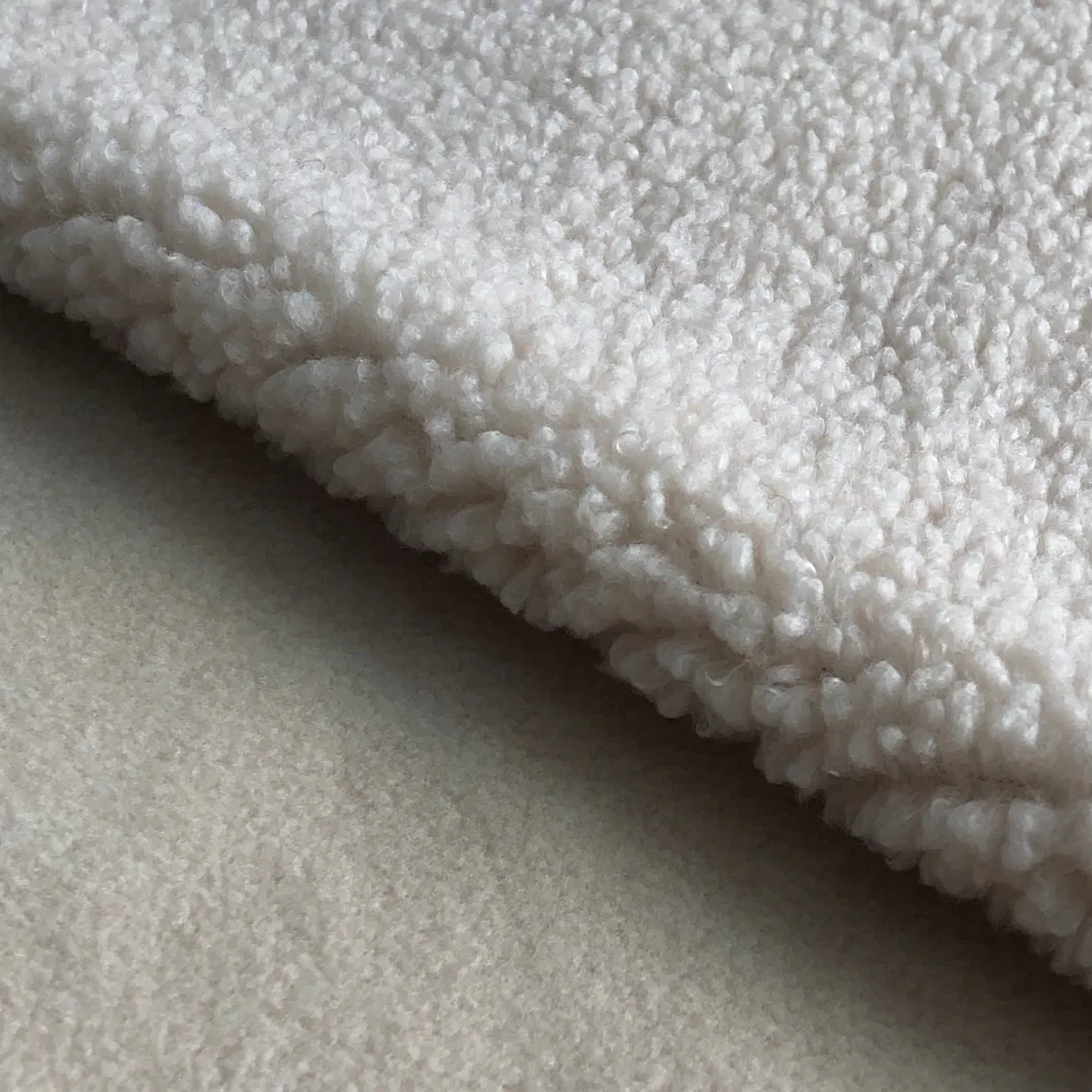 100% Polyester Fleece Bonded with Sherpa Fabric